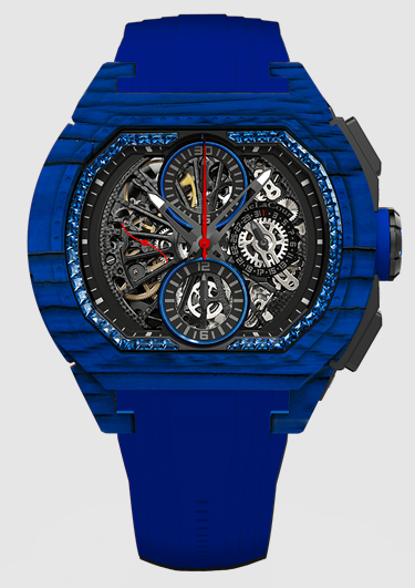 Replica DeLaCour Reflect Concept BCL Blue Sapphire WACC3215-1550 Watch